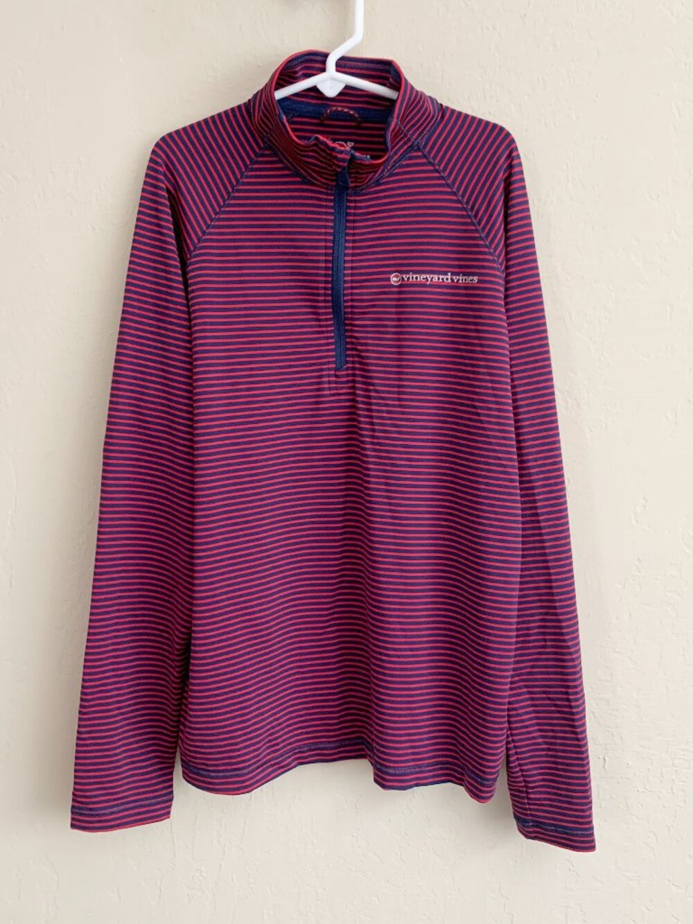 Vineyard Vines Sankaty Quarter Zip Pullover • Boys Medium (12/14 Years)